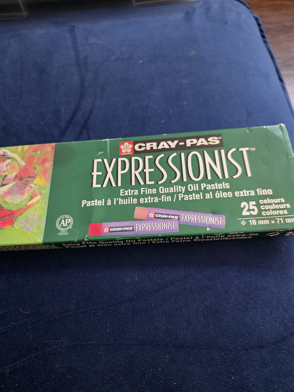 CRAY-PAS Expressionist 25-Color Oil Pastel Set - Green Box